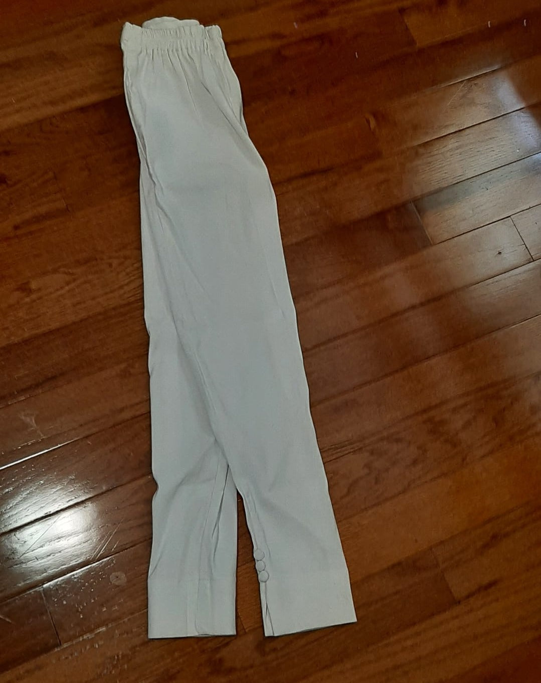 White Stretchable Office Pant @ DressingStylesCA.com