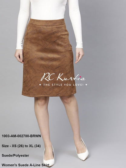 Brown line Skirt @ DressingStylesCA.com