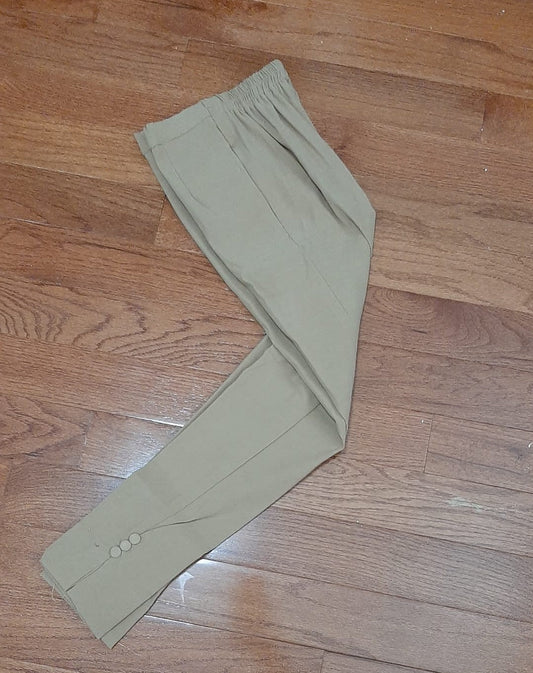 Golden Brown Stretchable Office Pant @ DressingStylesCA.com