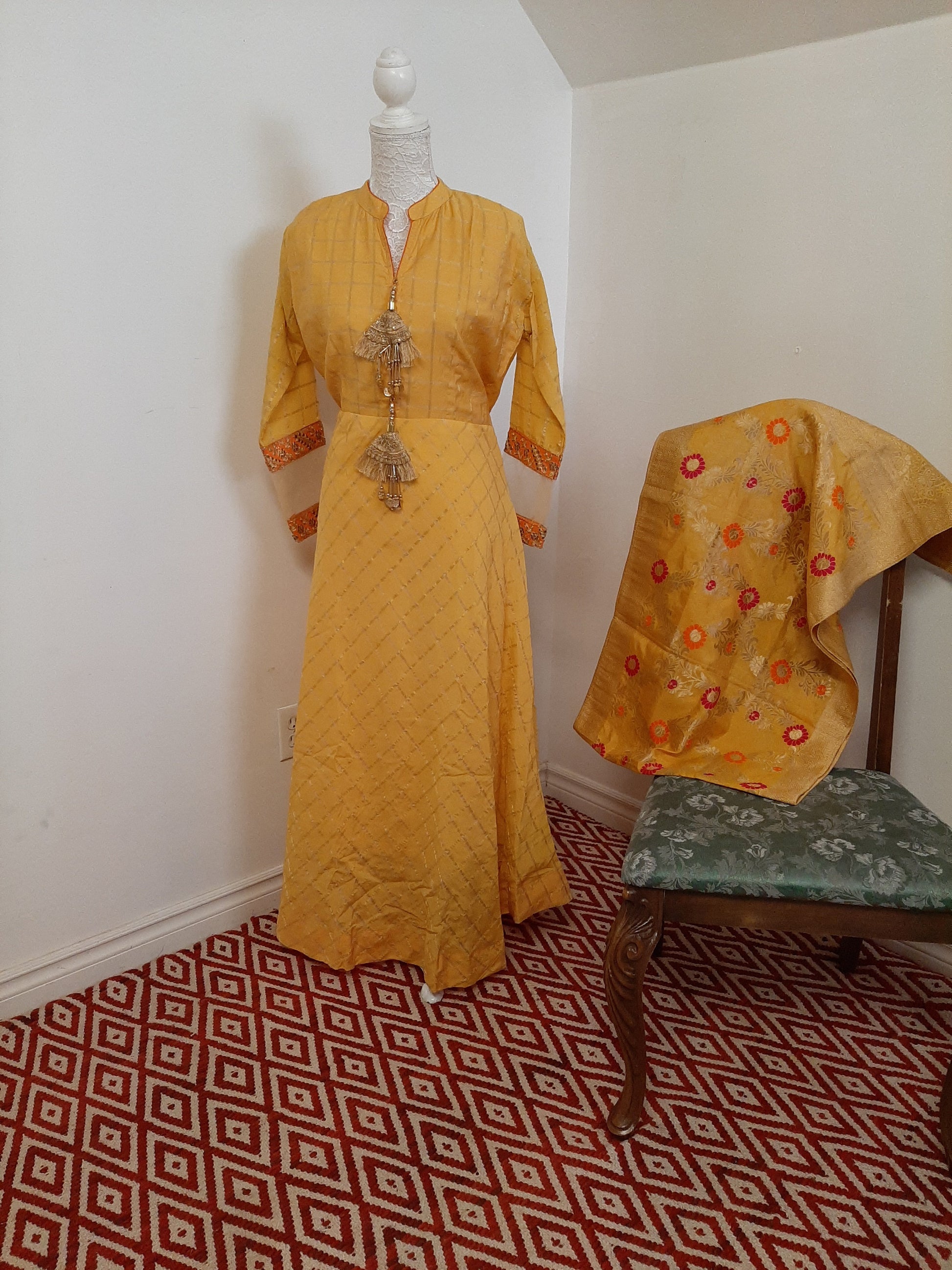Lovely Yellow Dress @ DressingStylesCA.com