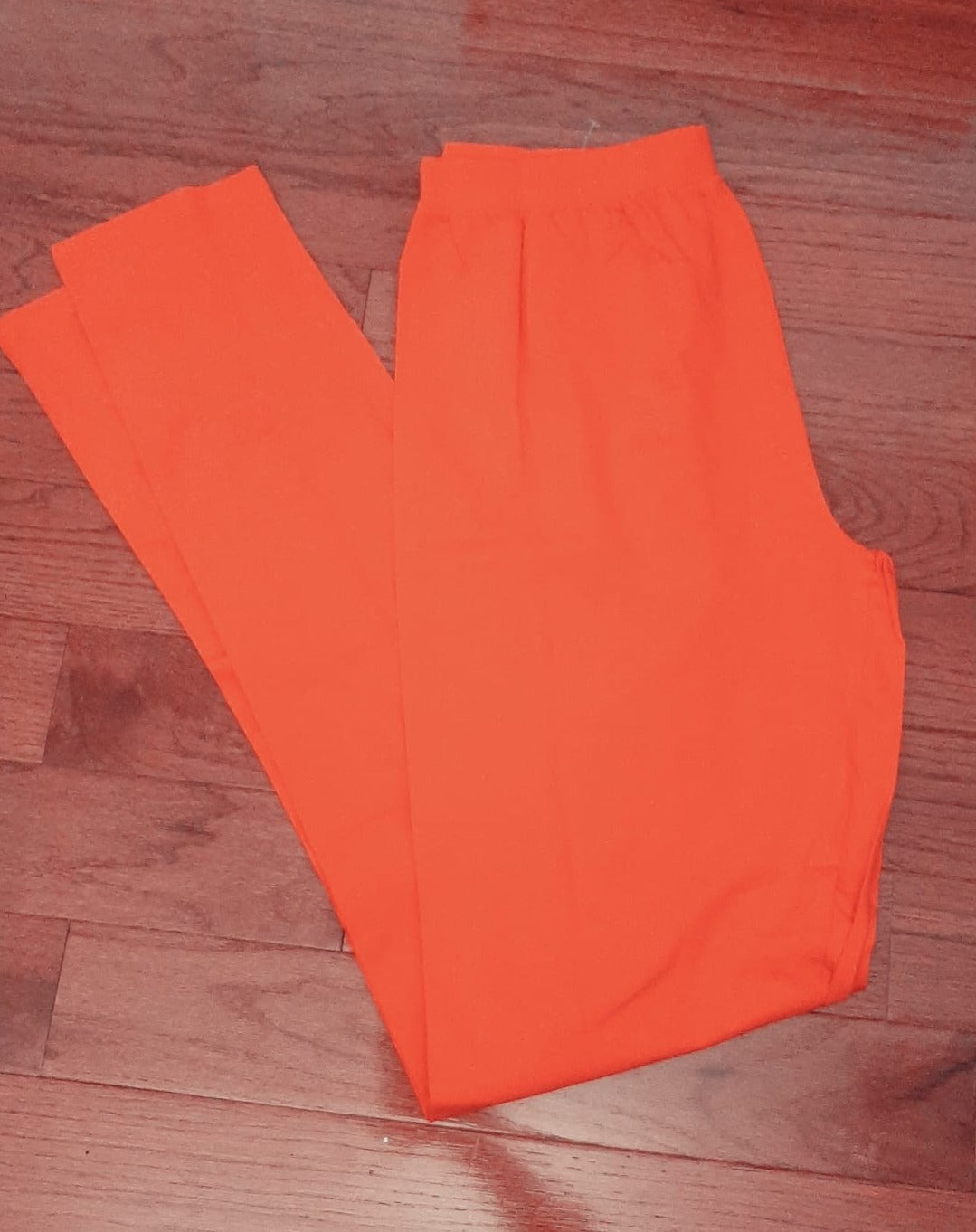 Orange Legging @ DressingStylesCA.com