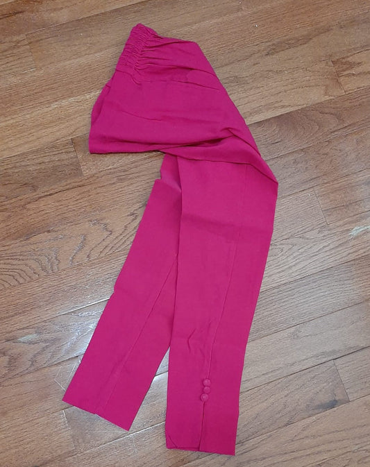 Pink Stretchable Office Pant @ DressingStylesCA.com