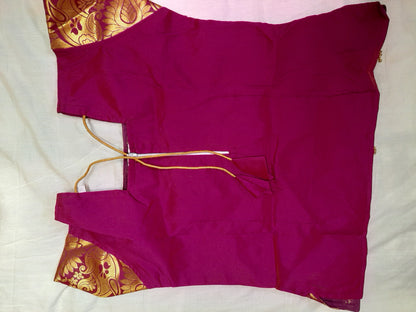 Purple Art Silk Pavada Age 8-10 @ DressingStylesCA.com