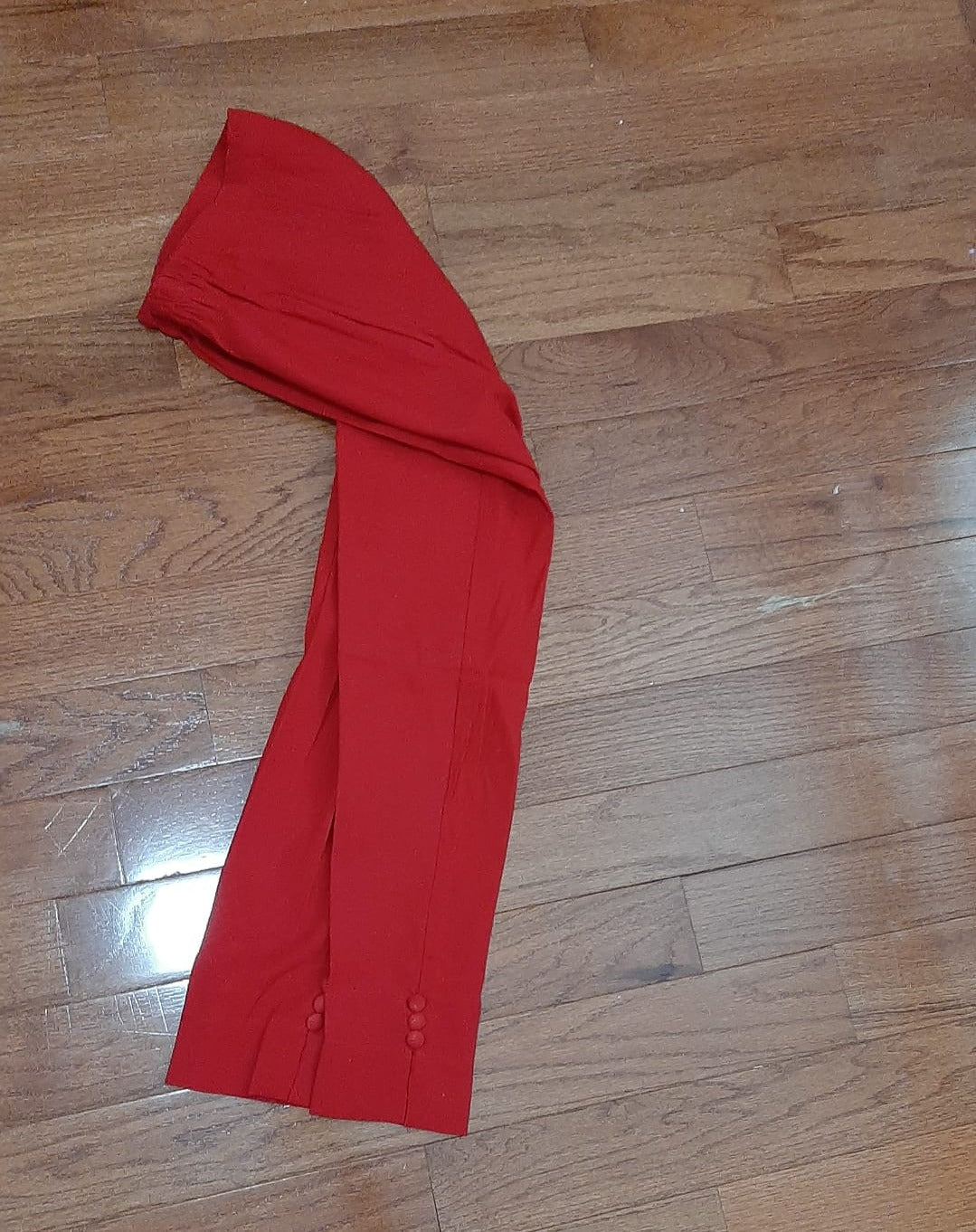 Red Stretchable Office Pant @ DressingStylesCA.com