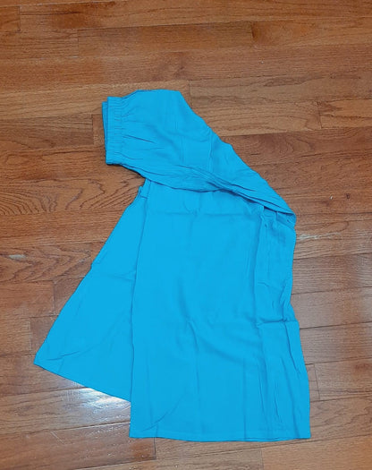 Turquoise Blue Palazzo @ DressingStylesCA.com